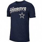 Dallas Cowboys Nike Sideline Line of Scrimmage Legend Performance T-Shirt Navy,baseball caps,new era cap wholesale,wholesale hats